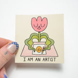 "I am an Artist" Vinyl Sticker