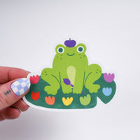 Artist Frog Sticker