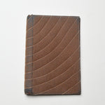 Brown Fabric-Bound Spiral Notepad - 6" x 8" Default Title