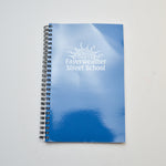 Blue Fayerweather Street School Lined Spiral Notebook - 5.5" x 8.5" Default Title