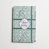 Green + White Hardcover Lined Journal Default Title