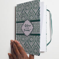 Green + White Hardcover Lined Journal Default Title