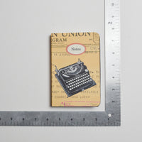 Typewriter Lined Notebook - 4" x 6" Default Title