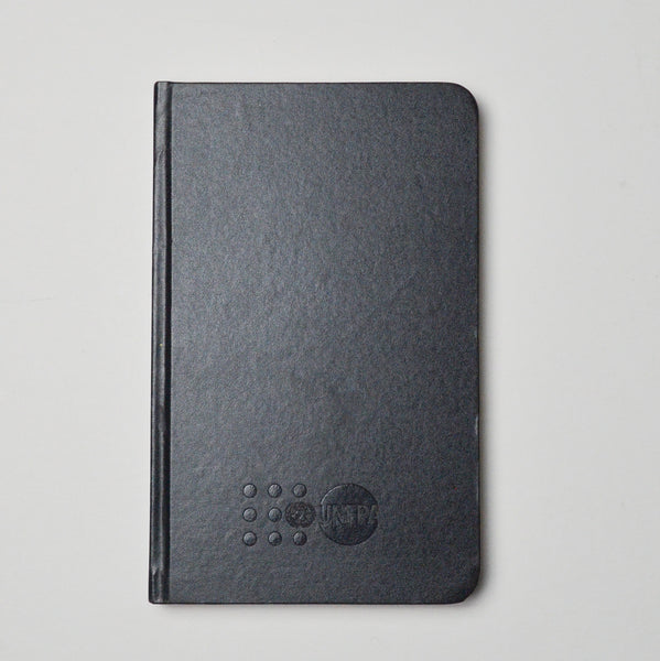 Black UNFPA Embossed Cover Blank Notebook Default Title