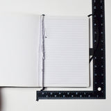 Journalbooks Black Electrical Tape Lined Journal Default Title
