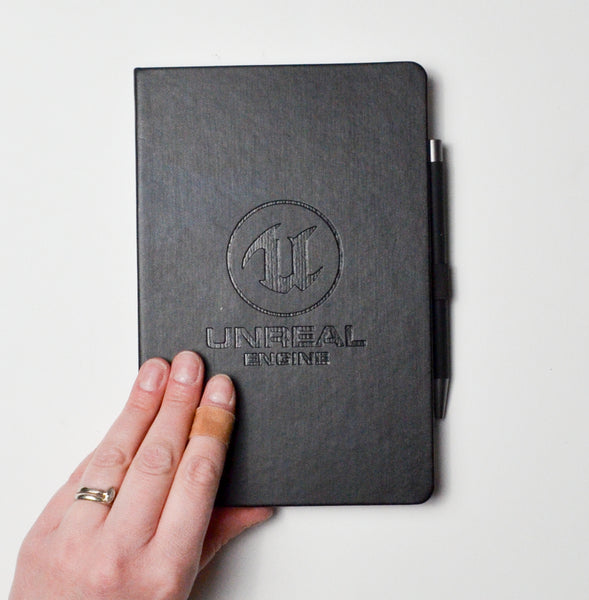 Journalbooks Unreal Engine Black Journal with Pen Default Title