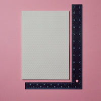 Calligraphy Italic Grid Notepad - 6.75" x 9.5" Default Title