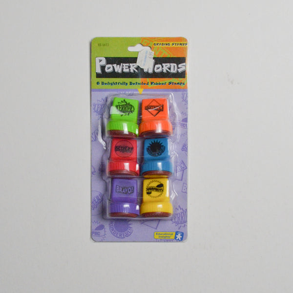 Power Words Rubber Stamps - Set of 6 Default Title