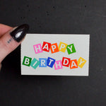 Happy Birthday Sticker Sheet Default Title