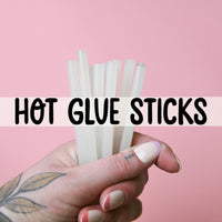 Ten Hot Glue Sticks