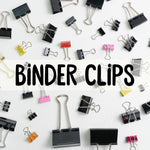 Ten Binder Clips