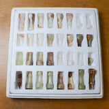 Jade Hand Carved Chess Pieces - Some Broken (Pick-Up Only) Default Title