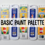 Basic Watercolor Paint Palette