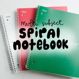Basic Notebook